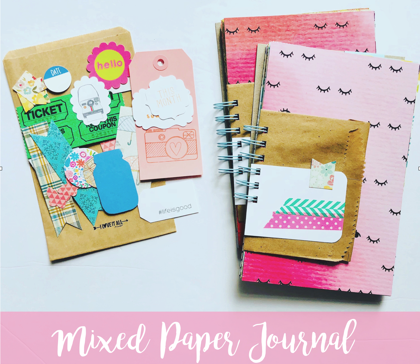 #30lists #30 Days of Lists #mini album #mini book #journal #listing challenge #list journal 