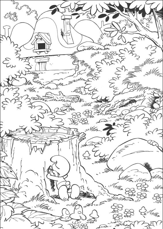 Download The Smurfs Coloring Pages ~ Free Printable Coloring Pages - Cool Coloring Pages