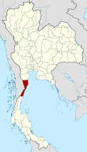 Map of Prachuab Khirikhan