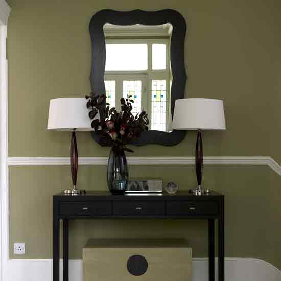 Hallway Decorating Ideas in Green