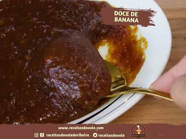 Receita de Doce de Banana