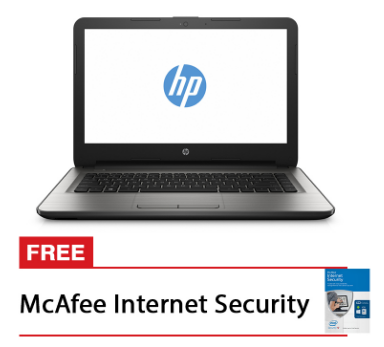 HP Notebook - 14-an028au - Abu + Anti Virus Mcafee