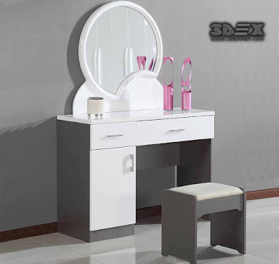 Latest modern dressing table designs for small bedroom interiors 2018 