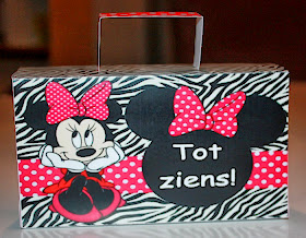 Minnie Mouse traktatie koffertje Annekoendigitaal