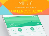 Cusrom MIUI 8 for Lenovo A1000