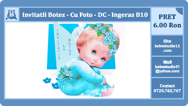 invitatii botez Ingeras