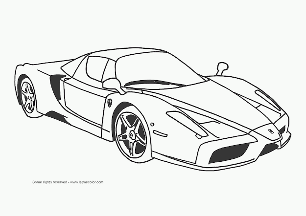 Top Car Color Page On Disney Cars Coloring Pages Modern