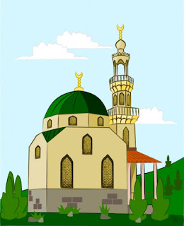 Gambar Kartun Masjid Cantik dan Lucu 201719
