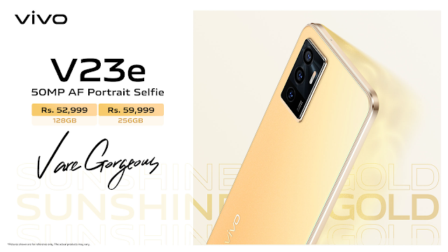 As Good As Gold, vivo Presents A Brand New Color Variant Of vivo V23e: Sunshine Gold