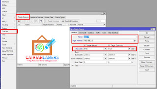  QOS Management bandwidth memakai Mikrotik Skenario 2 - QOS Management Bandwidth Pada Mikrotik (Basic)