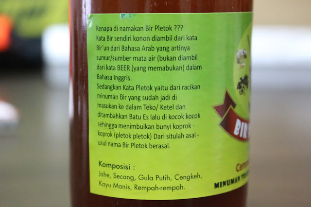 Bir Pletok Cempedak Lestari Minuman Tradisional Asli Betawi 