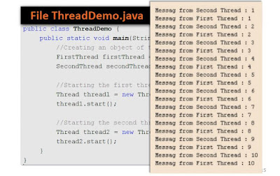 Tạo thread bằng cách sử dụng interface Runnable trong lập tình java