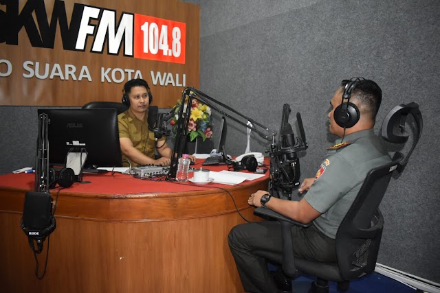 Dandim Demak Terus Gemakan TMMD Di Acara Talk Show Inspiring News And Music RSKW   