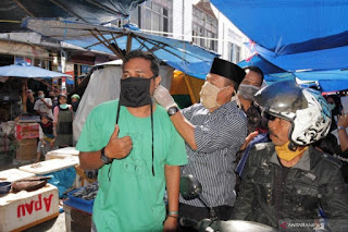 pemkab tanah datar bagi masker