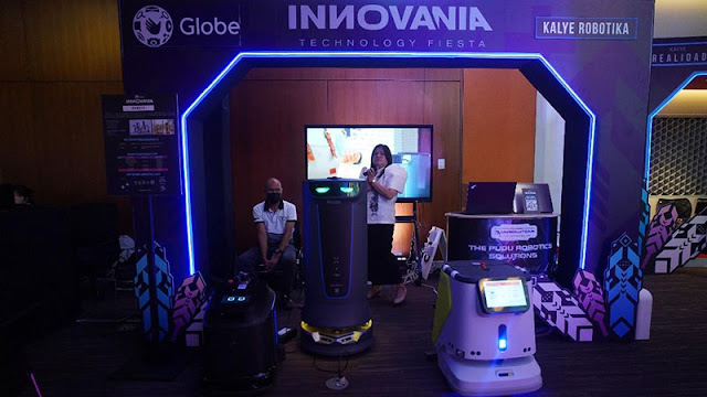 Globe unveils 5G-connected robots at INNOVANIA event