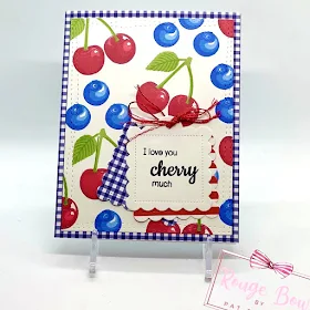 Sunny Studio Stamps: Berry Bliss Customer Card by Pat Designs