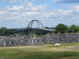Crown Point Fort with Lake Champlain Bridge