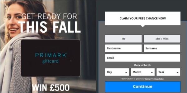 Get a £500 Gift Card,Get a £250 Boots Cosmetics Gift Card (UK)