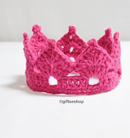 Crochet Crown Pattern-Tiara Headband