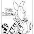 Lovely Winnie the Pooh Coloring Pages Halloween