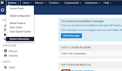 How To Check PHP Version Via Joomla Admin Panel
