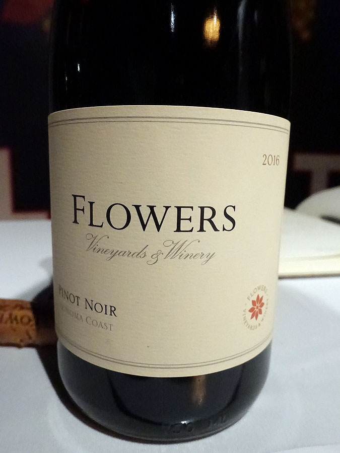 Flowers Pinot Noir 2016 (92 pts)