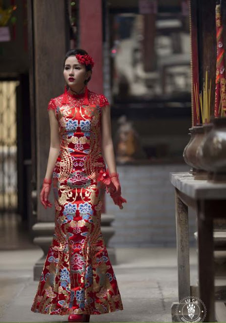 Mary Huynh in Cheongsams Dress