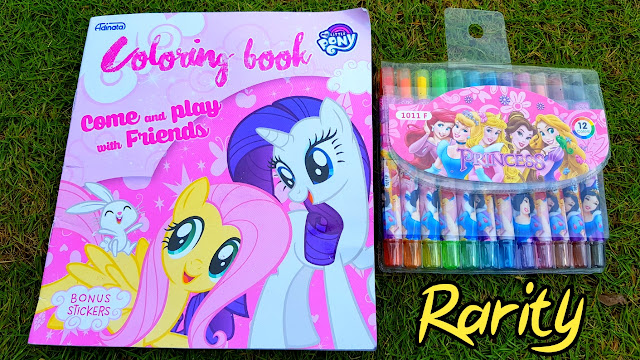 Nafis WQ Mewarnai Rarity My Little Pony  Coloring Book 