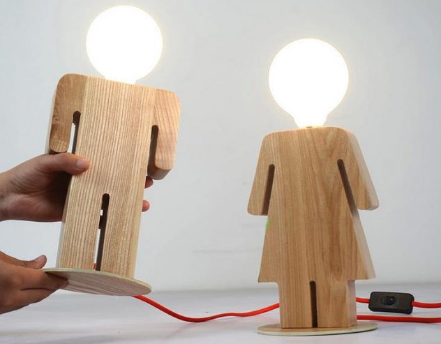 GREAT WOODEN LAMP DESIGN