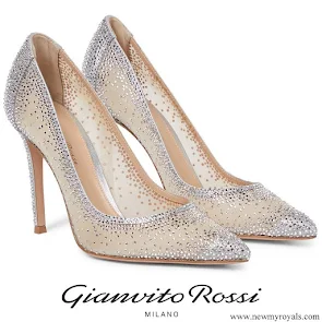 Kate Middleton wore Gianvito Rossi Rania Embellished Pumps
