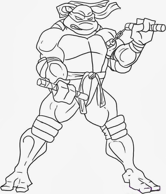 ninja turtles coloring pages