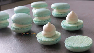 Macarons ganache noix de coco 