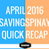 SavingsPinay April Quick Recap