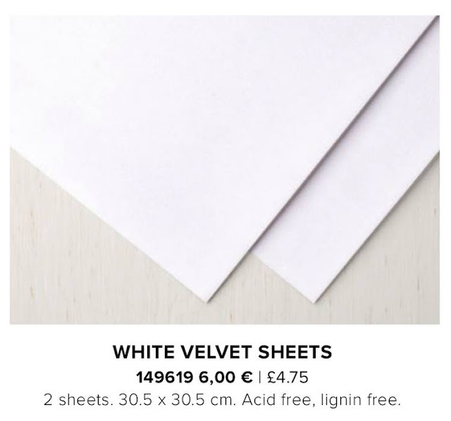 White Velvet Sheets by Stampin' Up!