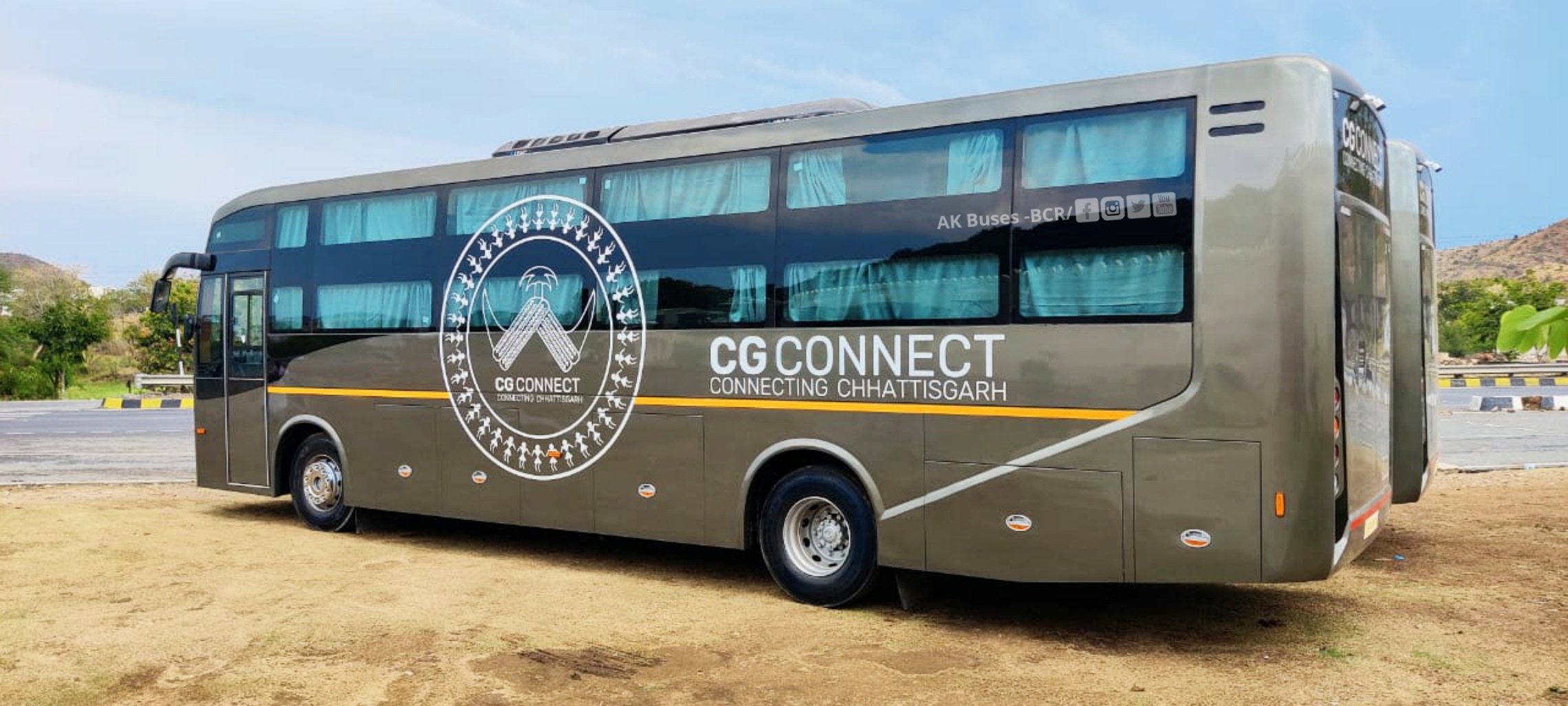 cg connect travels premium ac sleeper bus