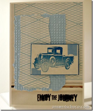 Tim Holtz Vintage Truck Card 