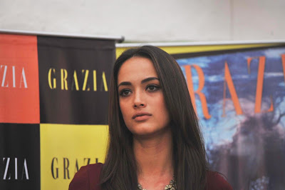 Angela Johnsson Launches the Grazia Magazine March 2013 Cover.