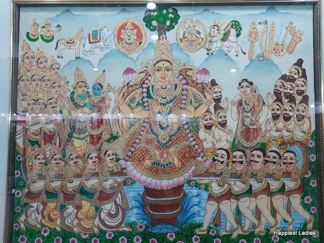 Large Mysore Painting Traditional Indian Art