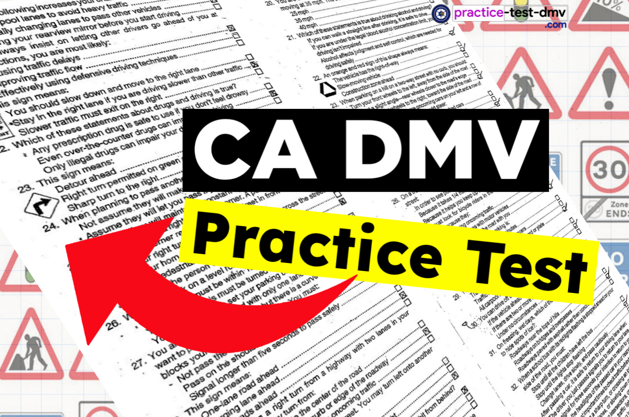 ca dmv practice test free