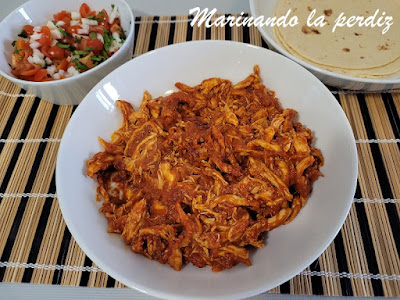 Tacos de pollo tinga