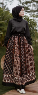 Model Baju Batik Gamis Terbaru 2020