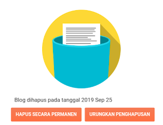 urungkan penghapusan blog