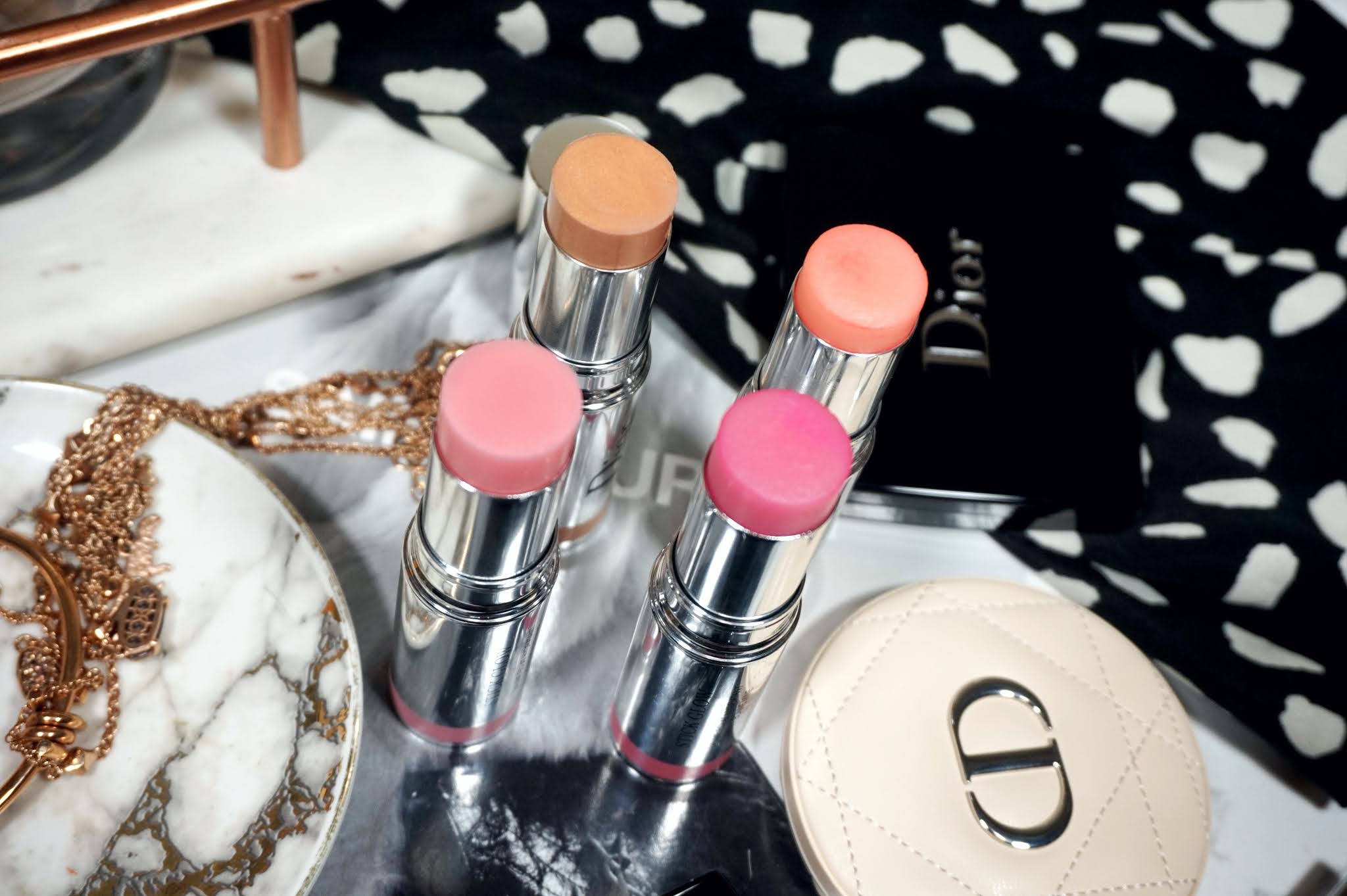 Dior DiorSkin Summer Dune Collection Stick Glow Blush Review and Swatches