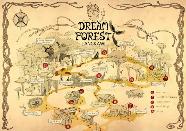 Map Dream Forest Langkawi