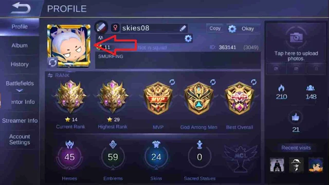 Script Primary Fan Avatar Border Mobile Legends Patch Terbaru 