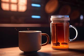Cinnamon Sticks| Cinnamon Tea | Cinnamon Drinks | Cinnamon AI Art Image