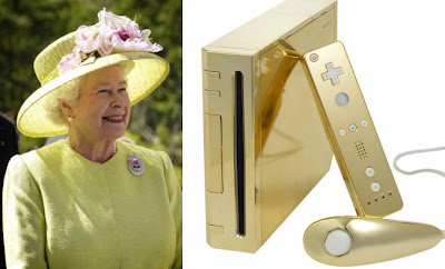 Wii Gold Plated for Elizabeth II