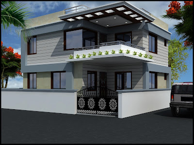 3 Bedrooms Duplex House Design in 132m2 (12m X 11m) ~ Complete ...