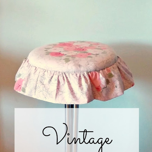 Vintage Bar Stool Makeover