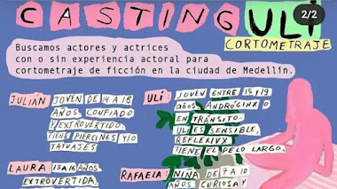 CASTING en MEDELLIN: Se busca para CORTOMETRAJE - ACTORES y ACTRICES de diferentes edades